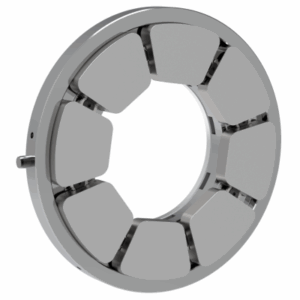 Kingsbury’s Non-Equalizing (NE) Thrust Bearings are built for compact spaces and lighter loads.