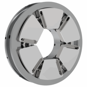 Kingsbury’s LEG SlimLine Thrust Bearing combines the efficiency of Leading Edge Groove lubrication with a compact, equalizing design.