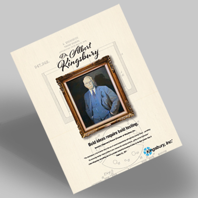 Dr. Albert Kingsbury Bold Ideas require bold testing thumbnail cover image