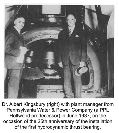 Dr. Albert Kingsbury at 25th Anniversary of Installation of first Hydrodynamic Thrust Bearing