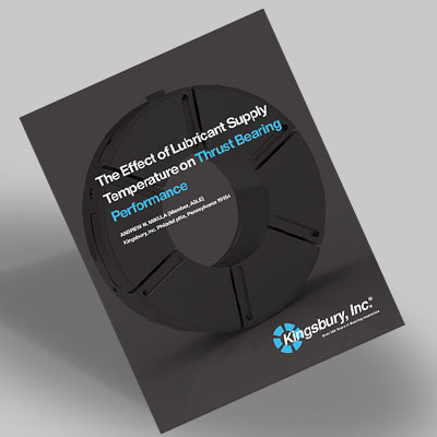 The Effect of Lubricant Supply Temperature on Thrust Bearing Performance thumbnail cover image
