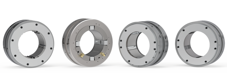 Kingsbury Tilting Pad Journal Bearings support rotating shafts with a self-sustaining oil film designed to prevent harmful metal-to-metal contact, thereby reducing wear and extending service life.