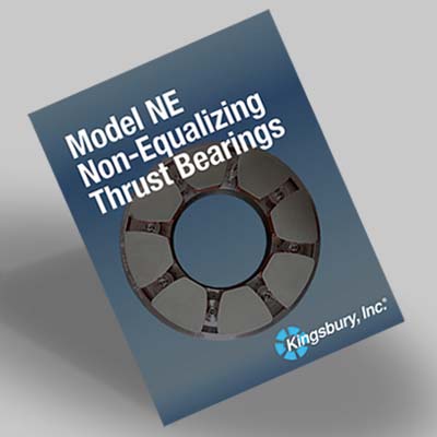 Model NE | Non-Equalizing Thrust Bearings